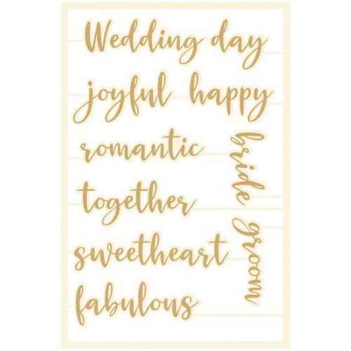 Chipboard Embellishments Always and Forever P13 Paper Products