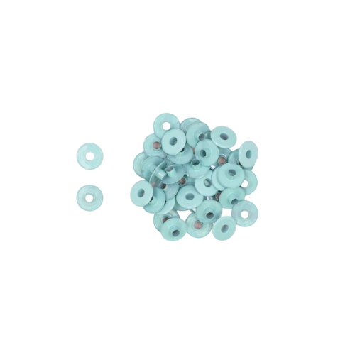 Peças circulares azuis para reparar furos em câmaras de ar