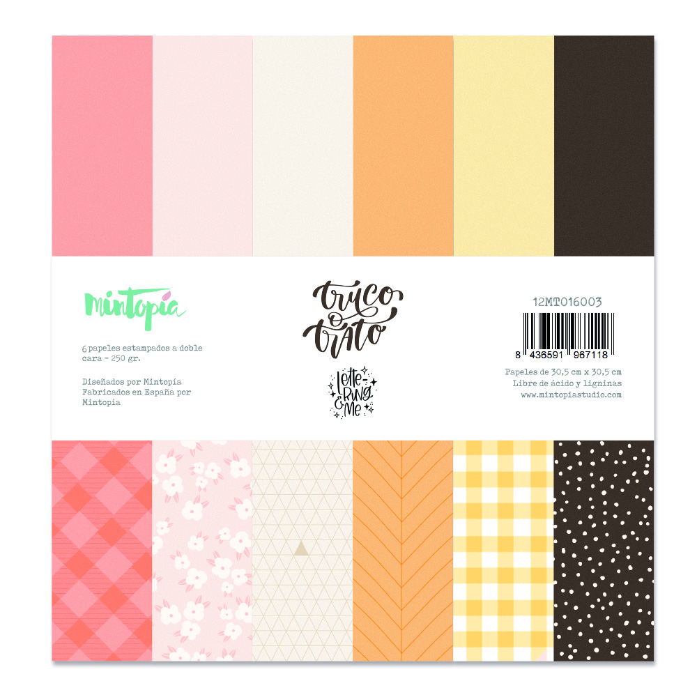 Kit Papéis Básicos Truco o Trato Míntopia