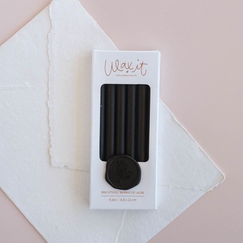 Barras Cera Lacre BLACK Wax it