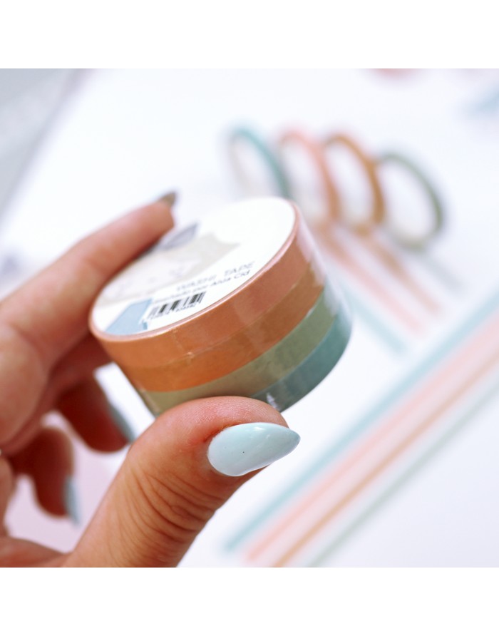 Washi Tape Set 4 Cores CeliAlice Alua Cid