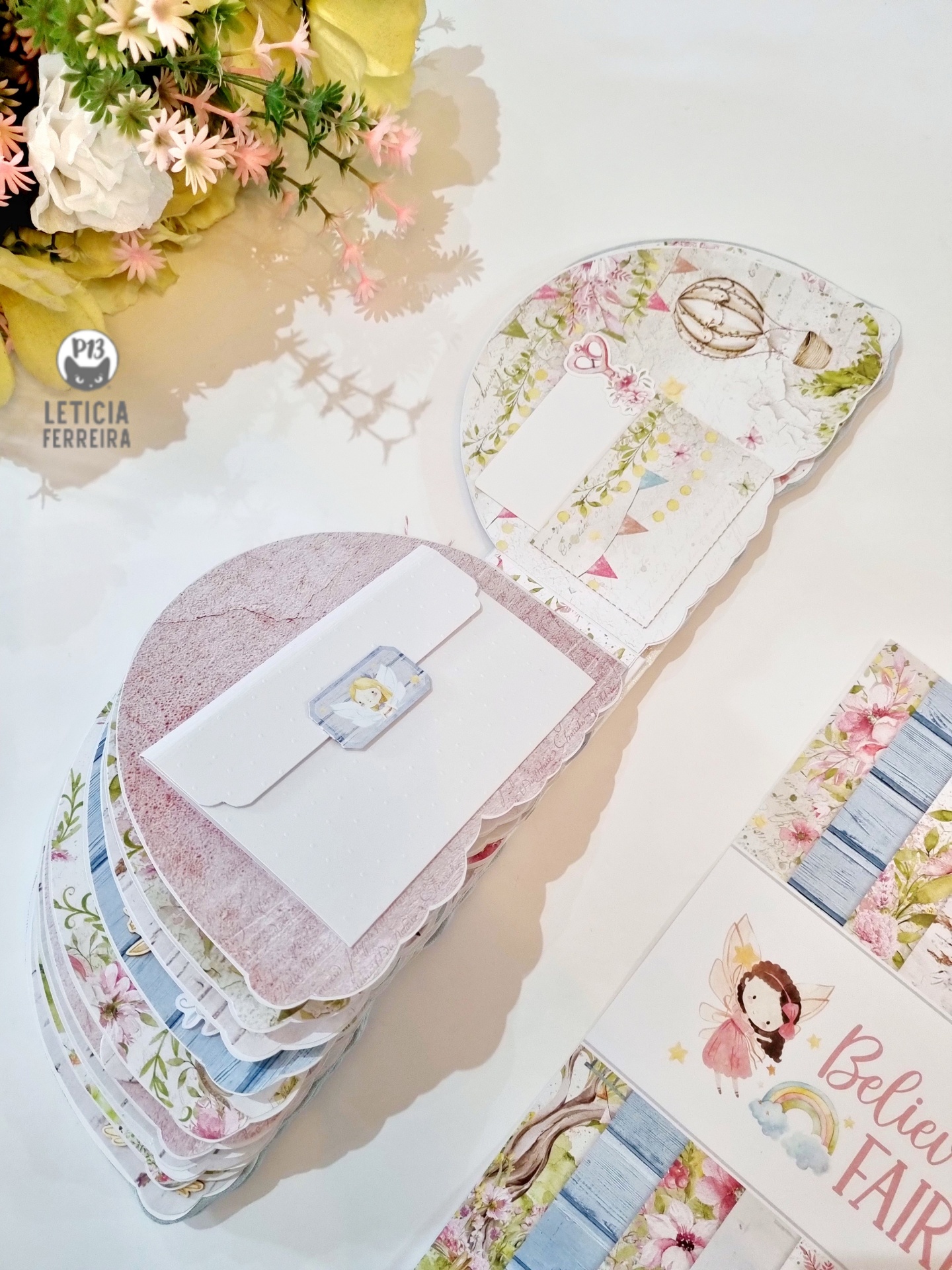 Álbum Fotos Scrapbook Arco Íris