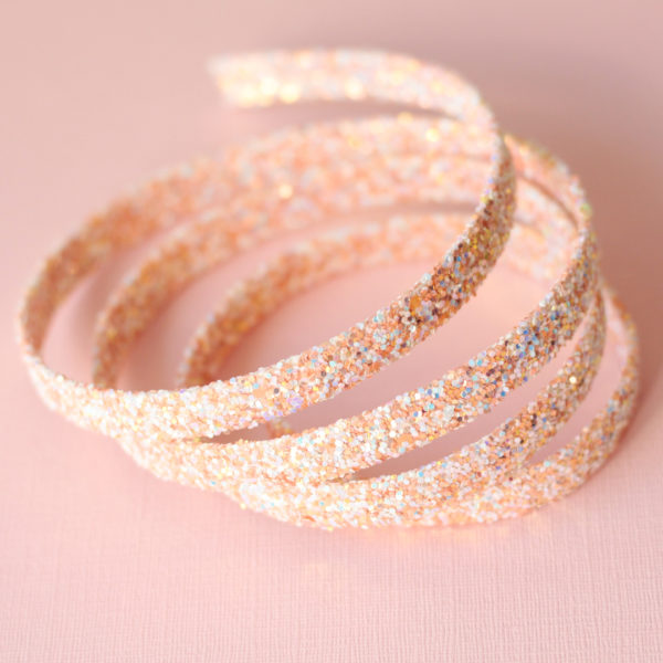 Correia Brilhos Salmão 1 cm