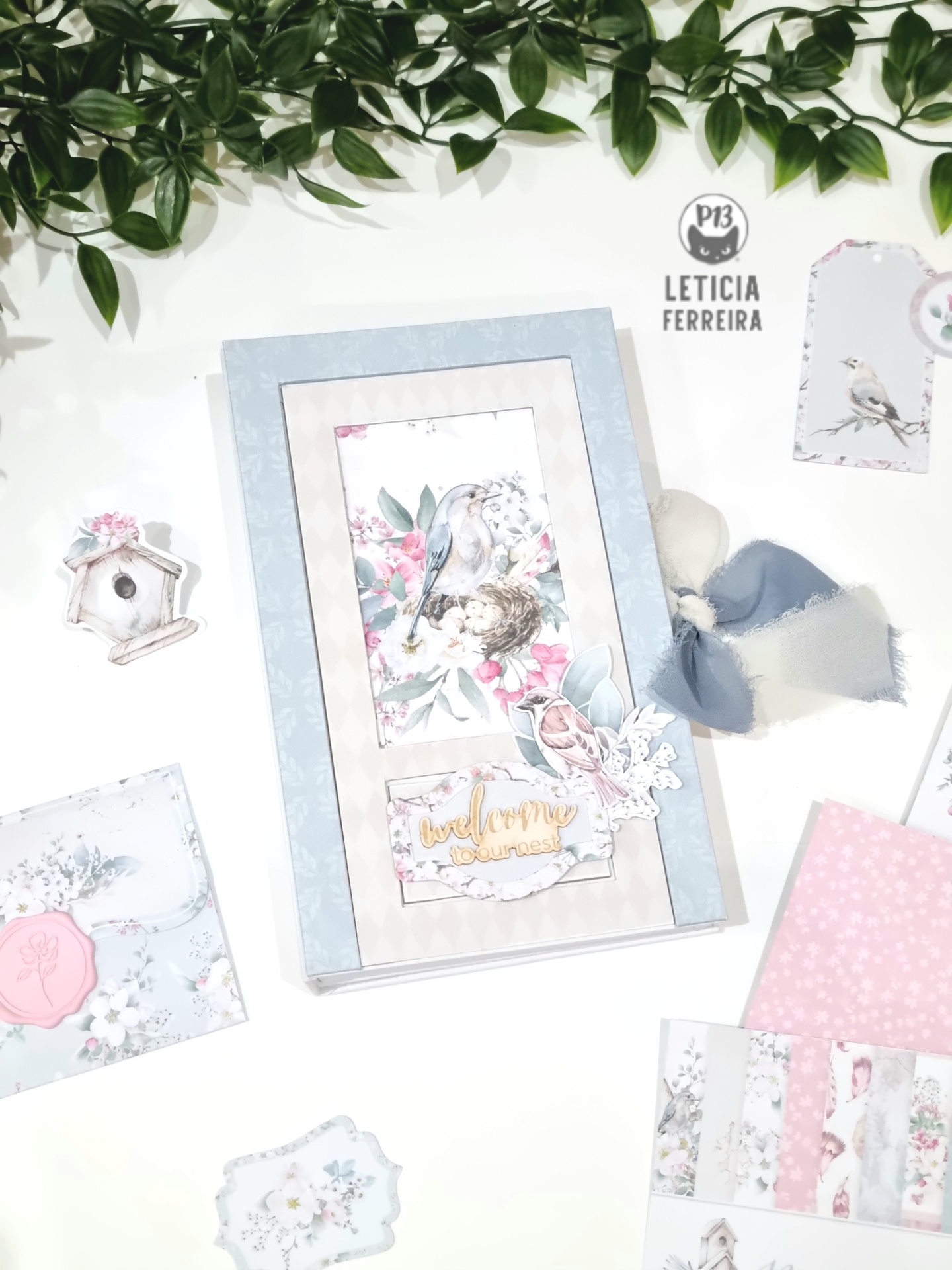 Álbum Fotos Scrapbook “Welcome to Our Nest”