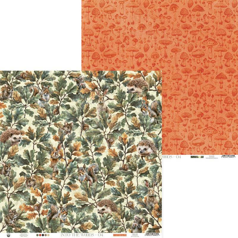 Bloco 12"x12" Into The Woods P13 Paper Products