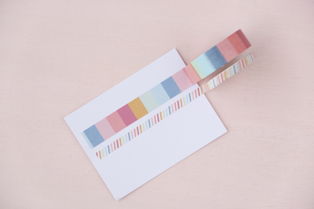 Set 2 Washi Tape Riscas Coloridas Aventura Mintopia