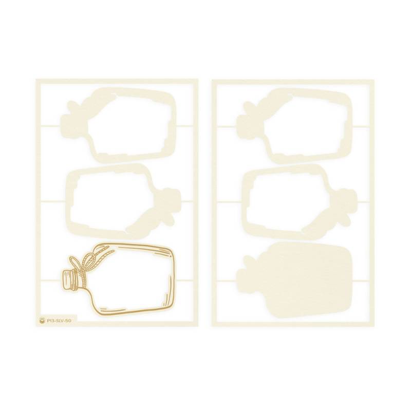 Chipboard 05 Garrafa Shaker SEA LA VIE P13 Paper Products