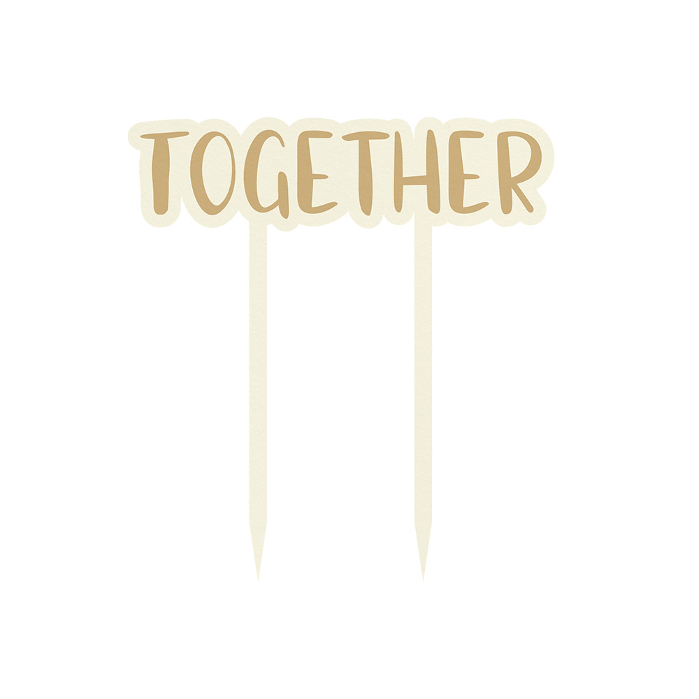 Cake Topper Together