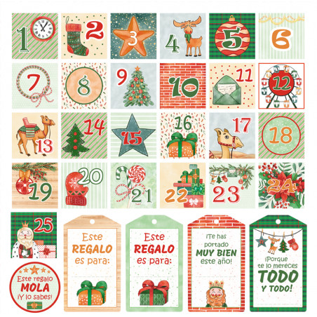 Kit Papéis + Die Cuts + Extras Coleção Reyes Magos Kora Projects