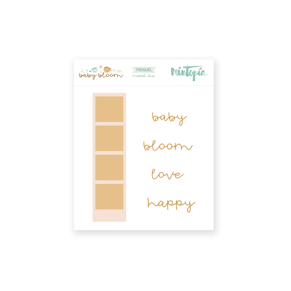 Cortantes FILME FOTOGRAFIA Baby Bloom Míntopia Studio