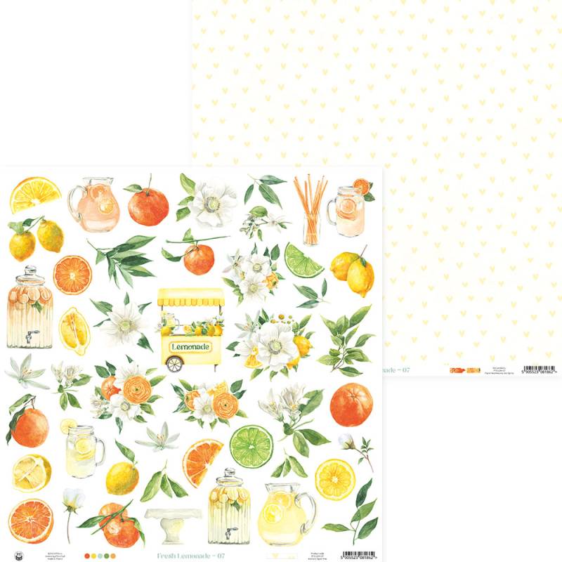 Bloco 12"x12" Fresh Lemonade P13 Paper Products