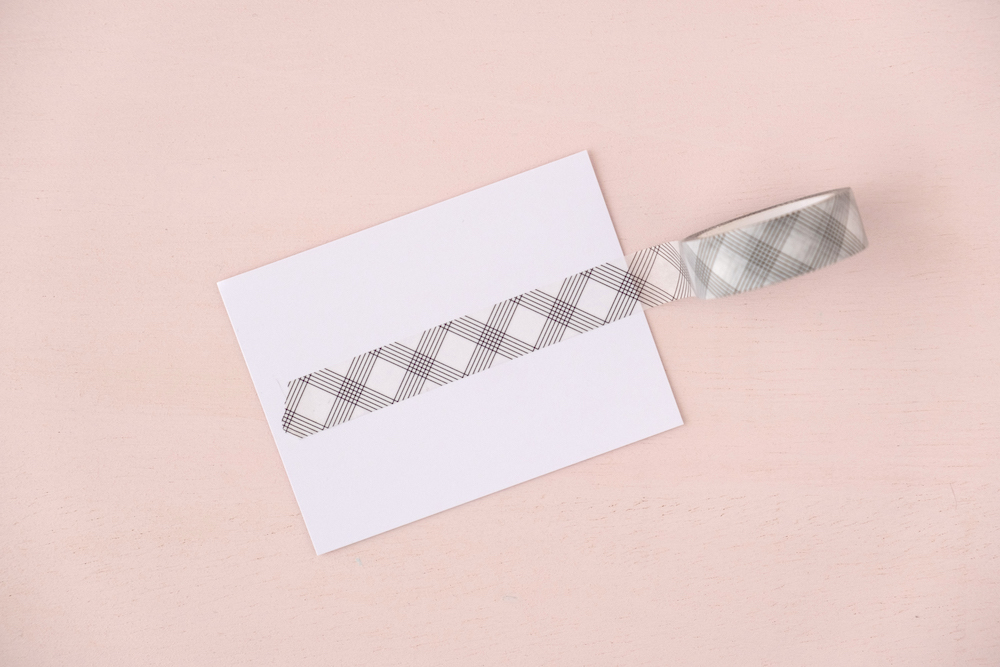 Washi Tape Raias Pretas e Brancas Aventura Mintopia