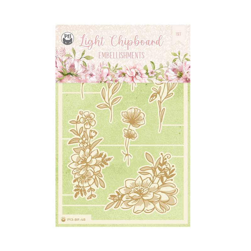 Light Chipboard 05 Flores Believe in Fairies P13 Paper Products