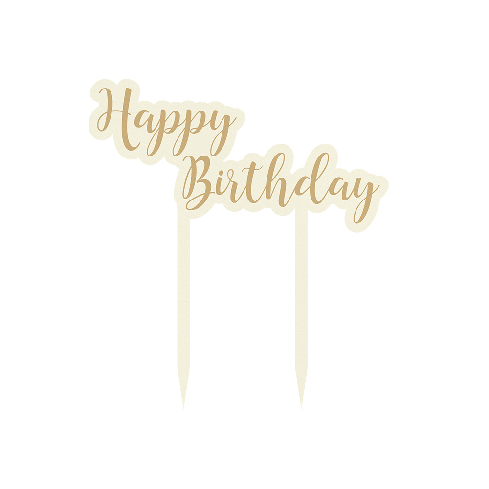 Cake Topper Happy Birthday