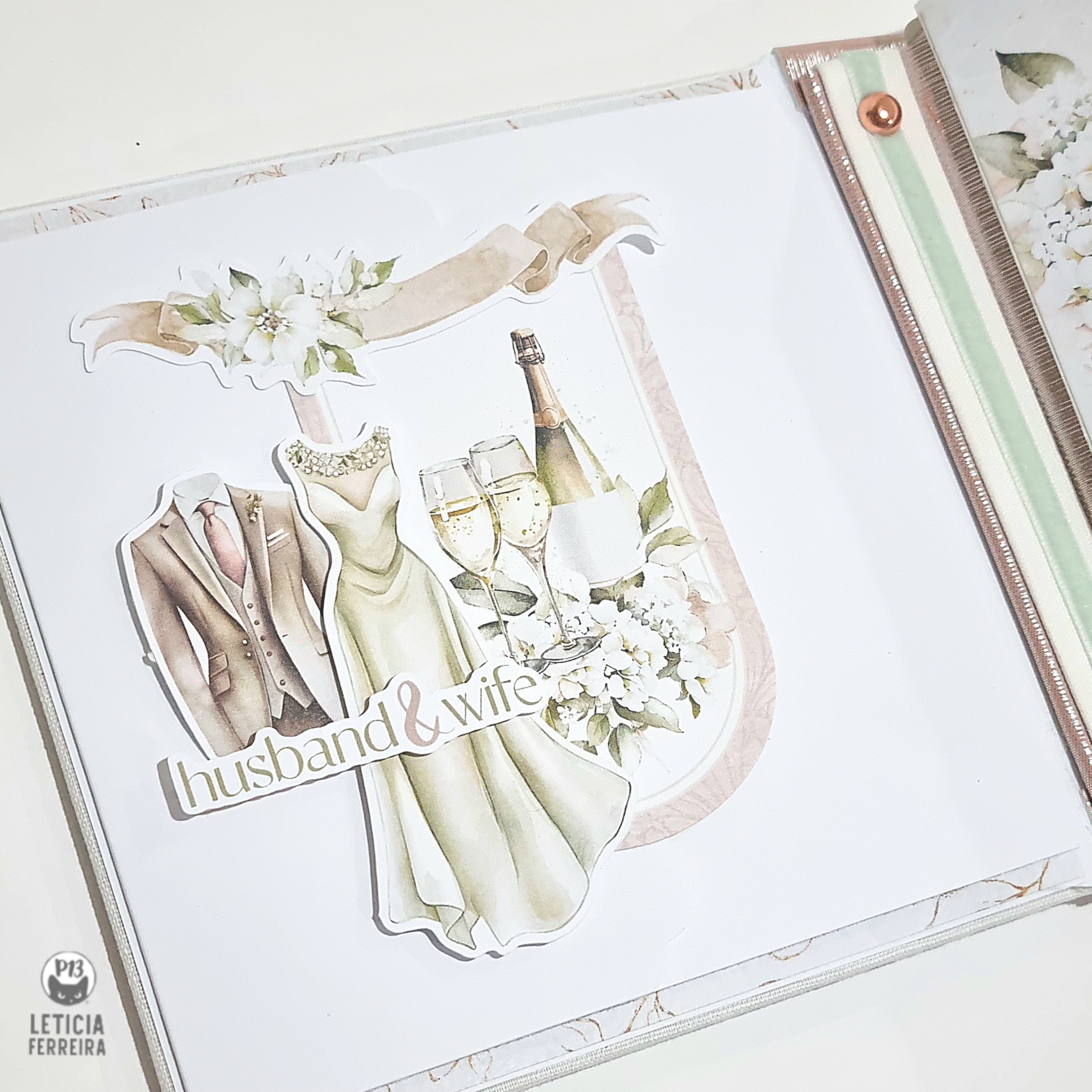 Álbum Fotos Scrapbook Noivos