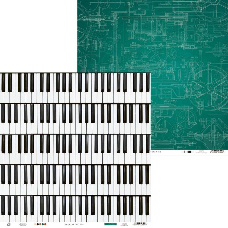 Kit 14 papéis 12"x12"  Free Spirit P13 Paper Products