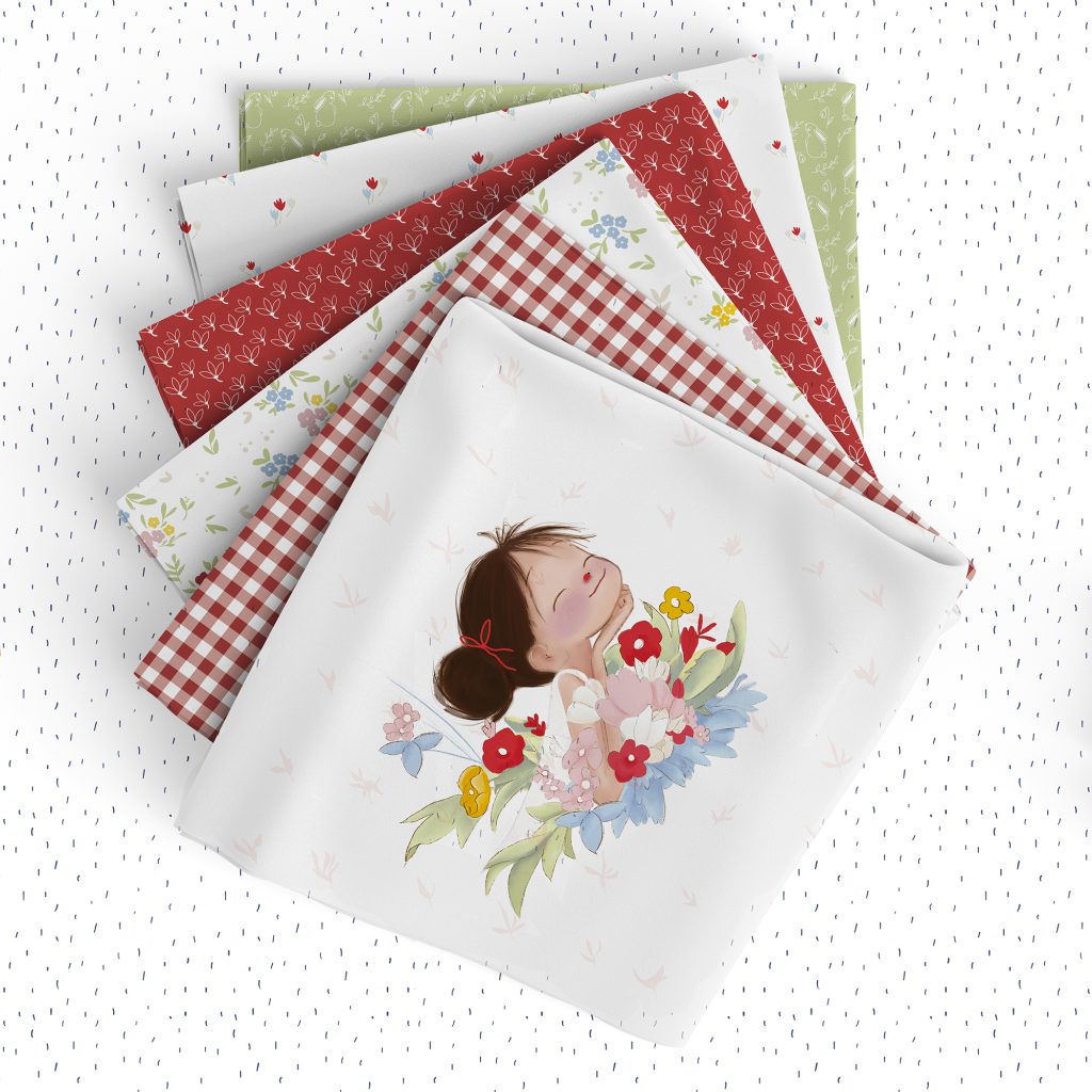 Painel Tela Algodão 1 Abril Mariquilla