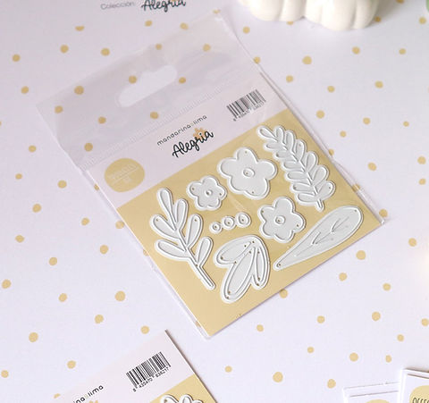 Cortantes Flores e Ramas Alegria Mandarina Lima