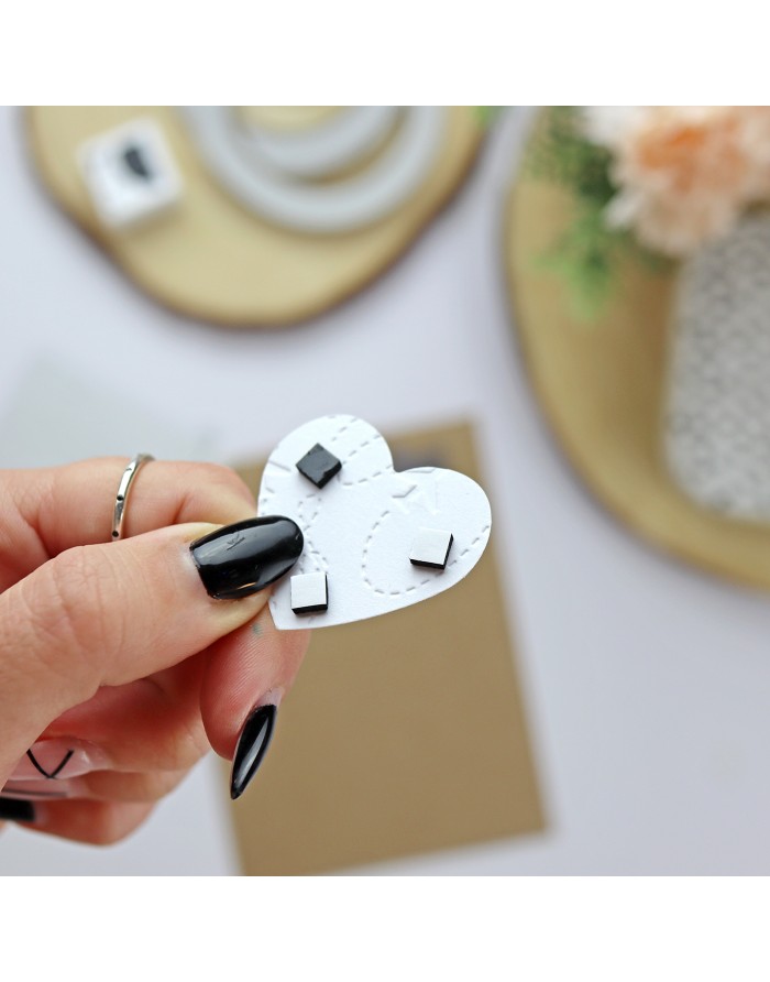 Fita Cola Foam 3D 5x5mm Preto