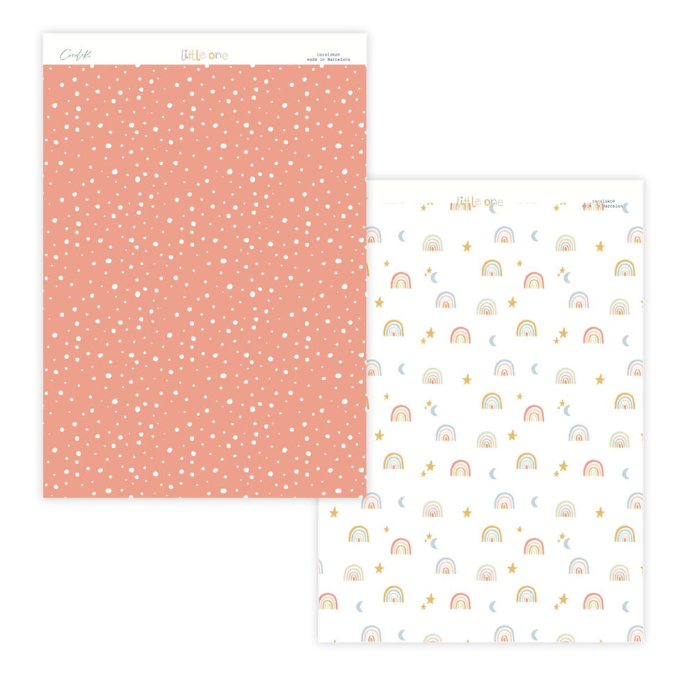Bloco 24 papéis 6"×8" Little One Cocoloko