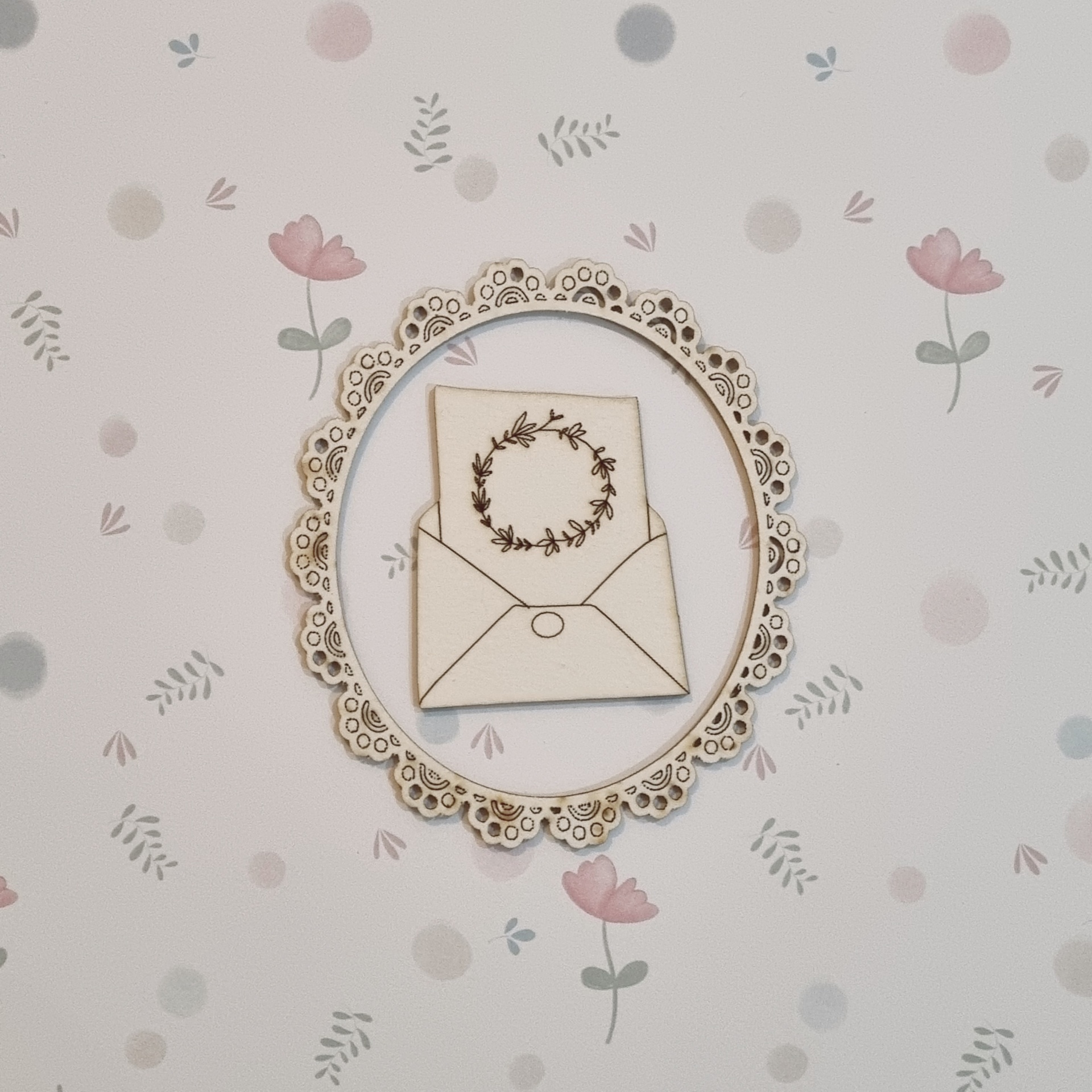 Chipboard Moldura e Envelope Mandarina & Lima