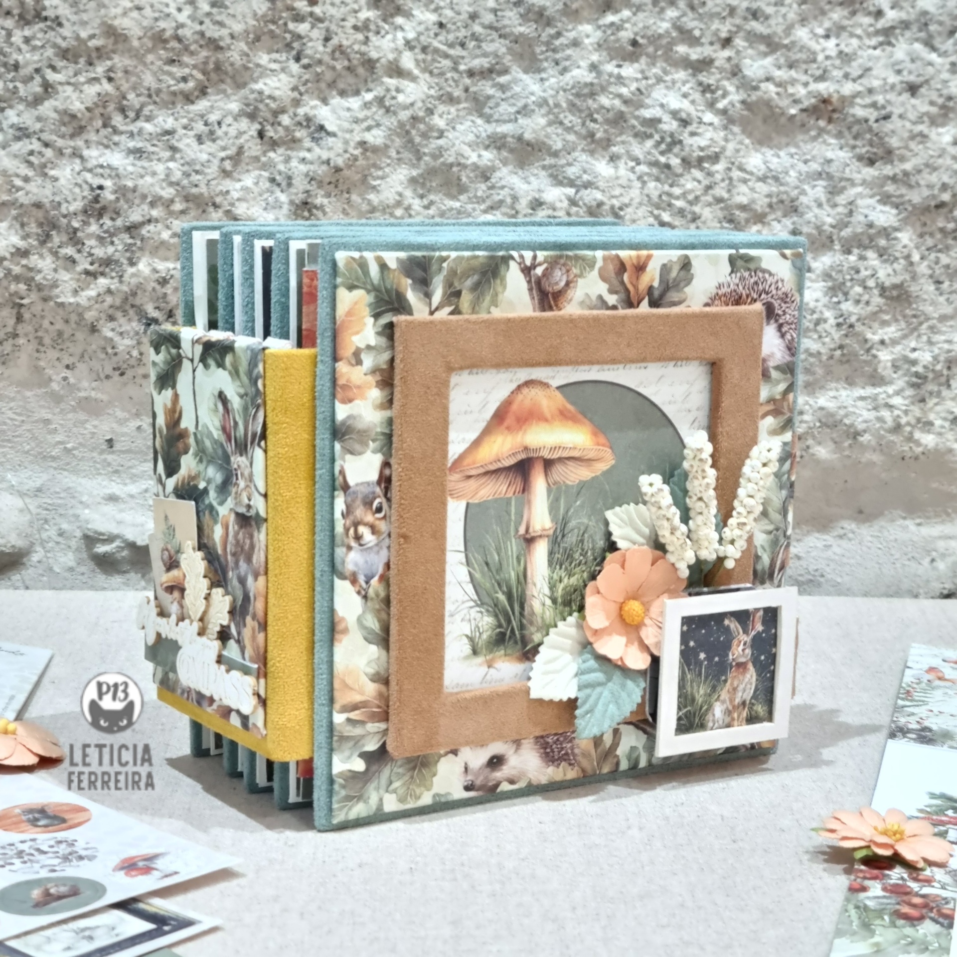 Bloco 12"x12" Into The Woods P13 Paper Products