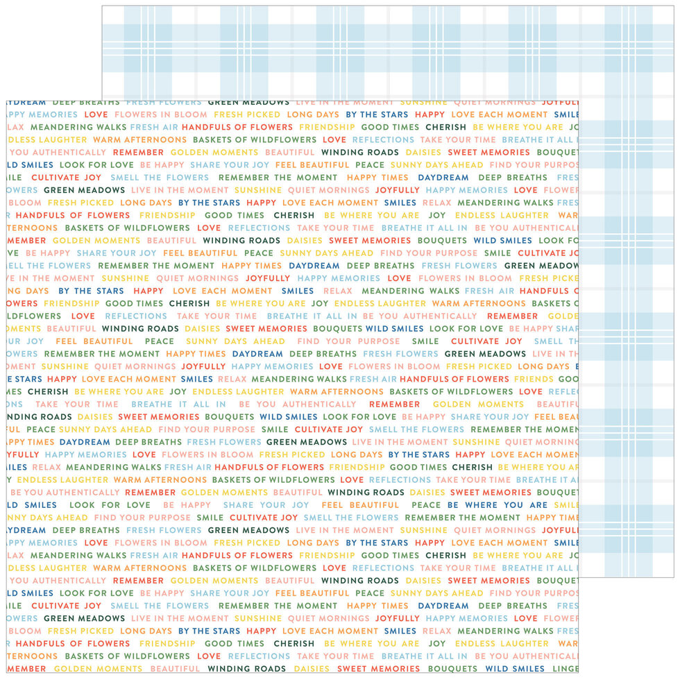 Stack Papéis 12"×12" SPRING VIBES Pinkfresh Studio