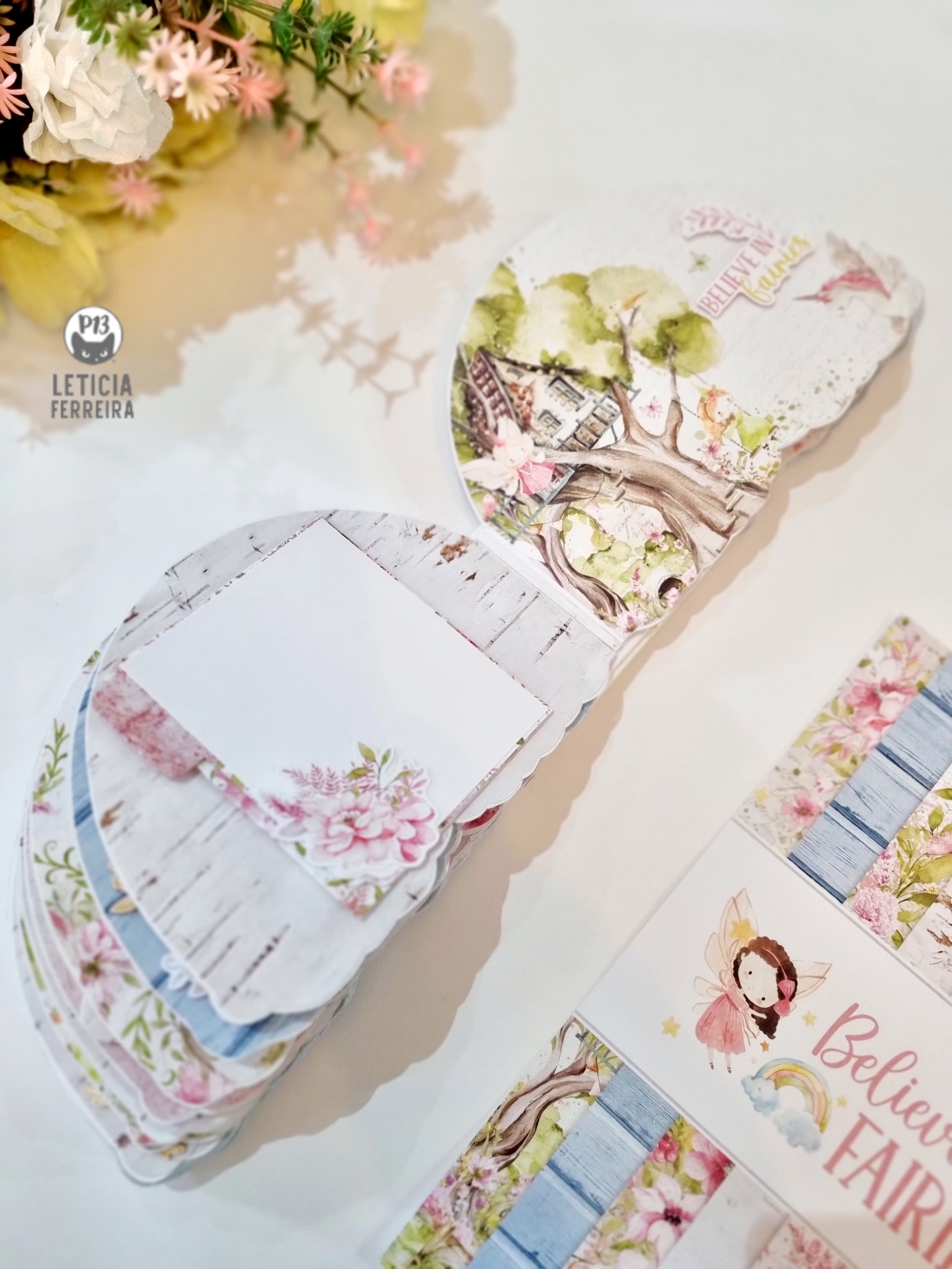 Álbum Fotos Scrapbook Arco Íris