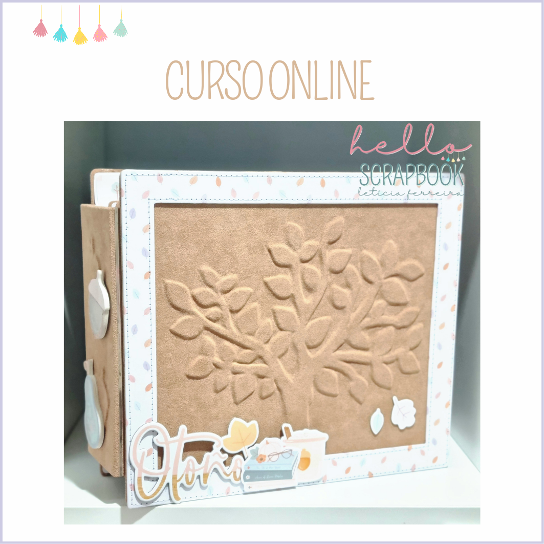 Tutorial Álbum Scrapbook Doce Outono