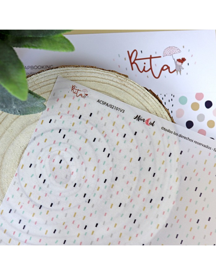 Kit papéis especiais Rita Alua Cid