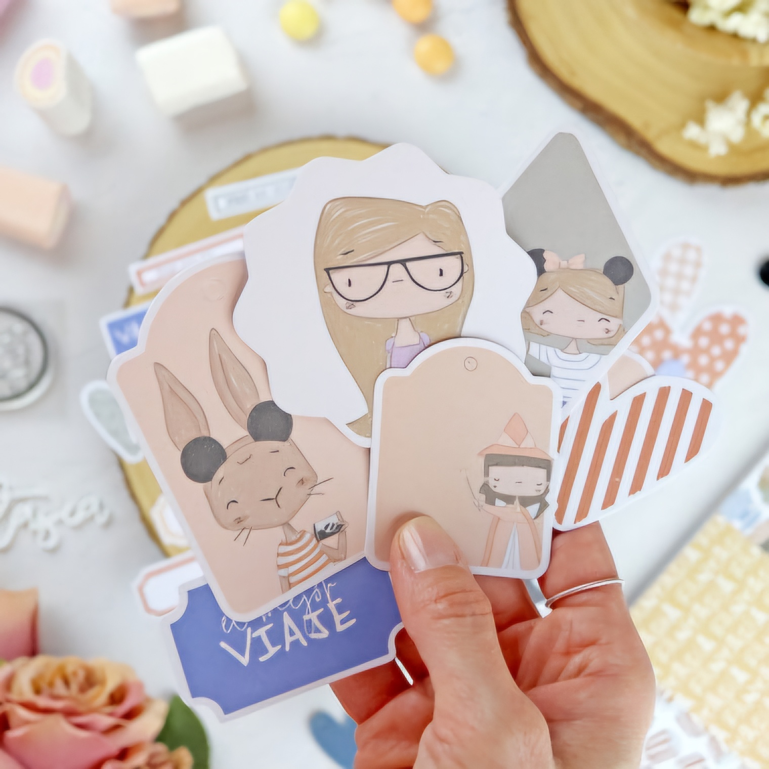 Die Cuts Tags Fantasia Alua Cid