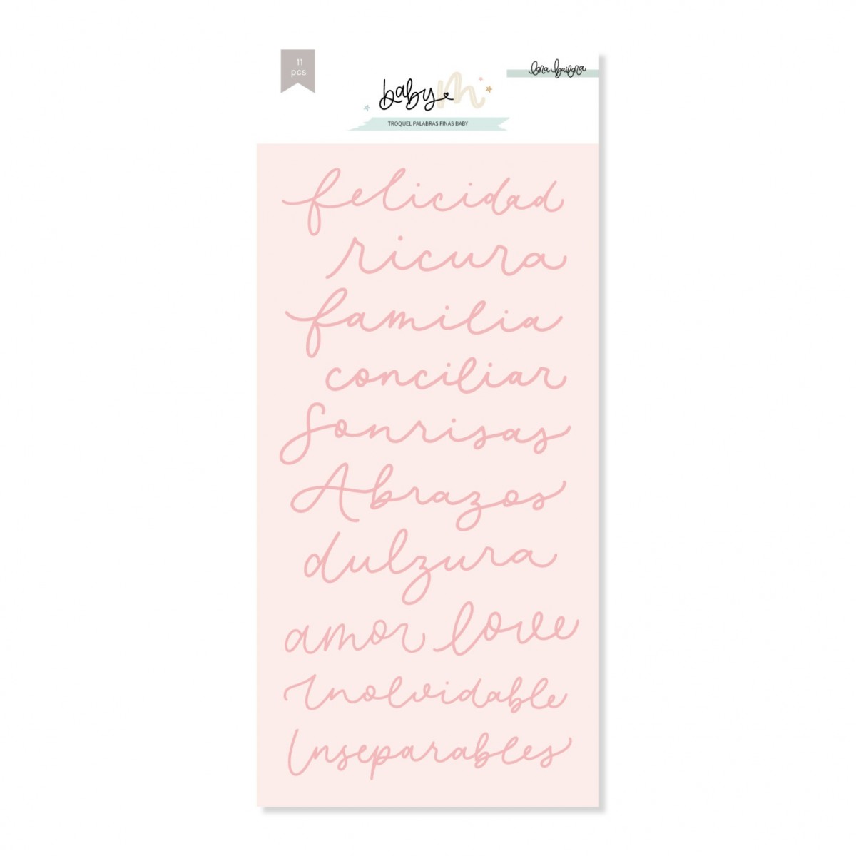 Cortante Palavras Finas | BABY M, Lora Bailora