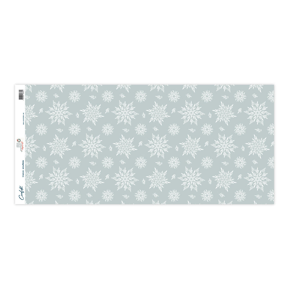 Tela Encadernação Flocos de Neve • Entrega Especial Cocoloko