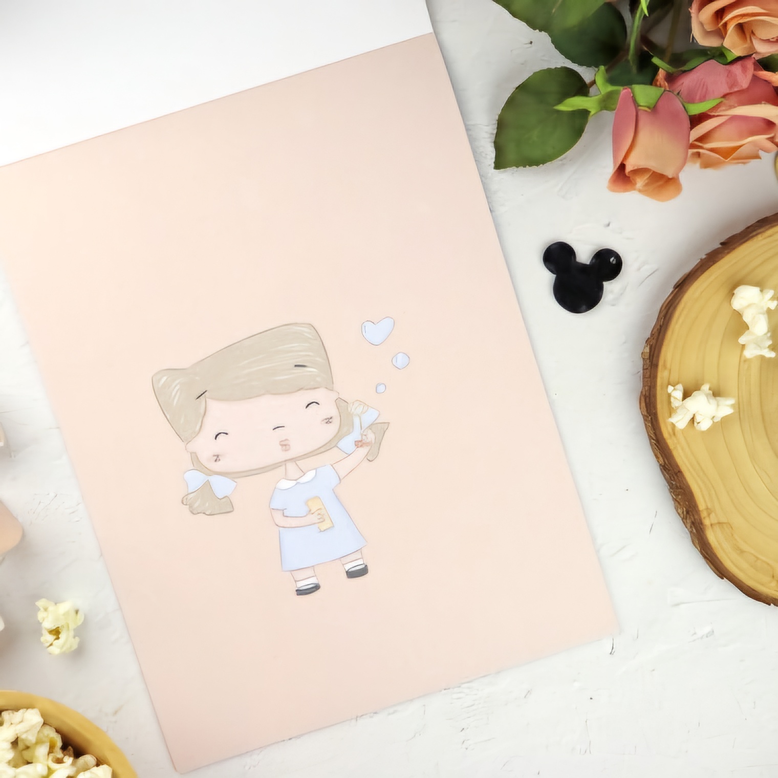 Bloco Papéis Ilustrações Fantasia Alua Cid