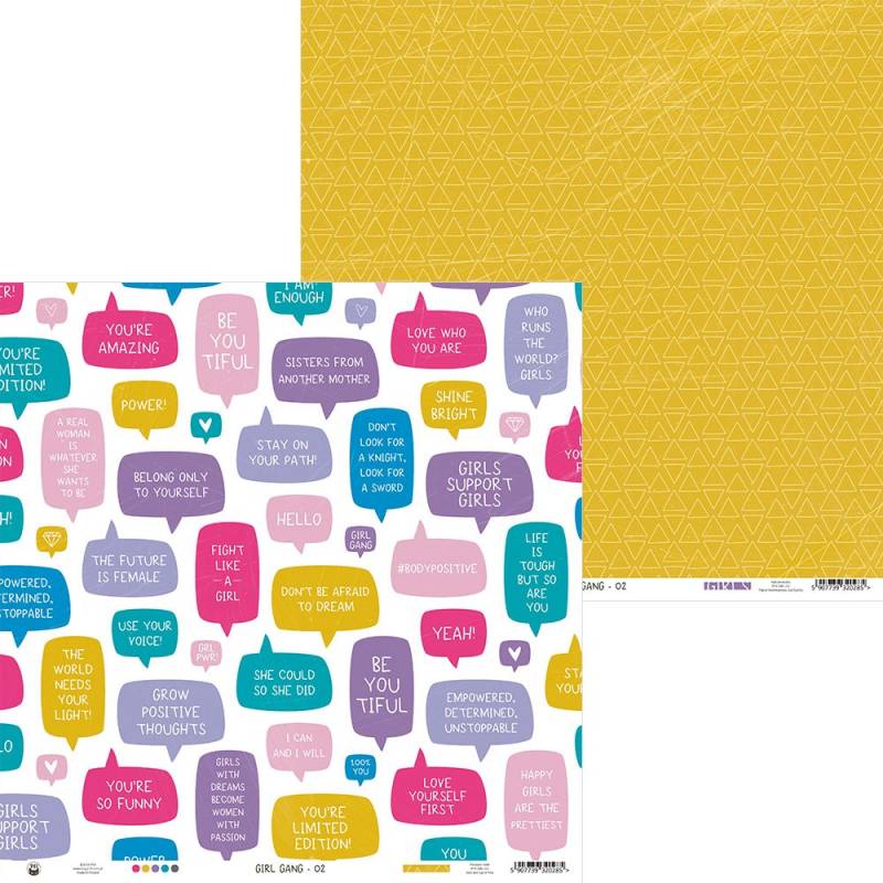 Kit Papéis 12" Girl Gang P13 Paper Products