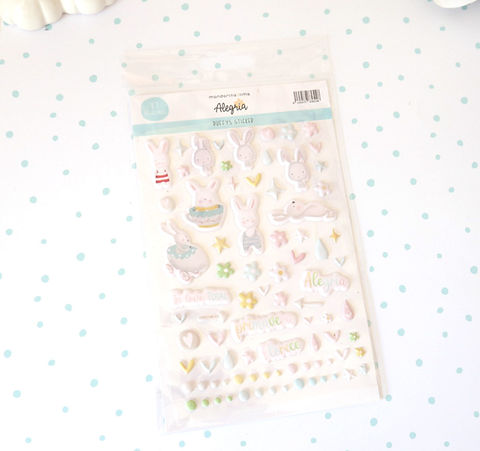 Puffy Stickers Alegria Mandarina Lima