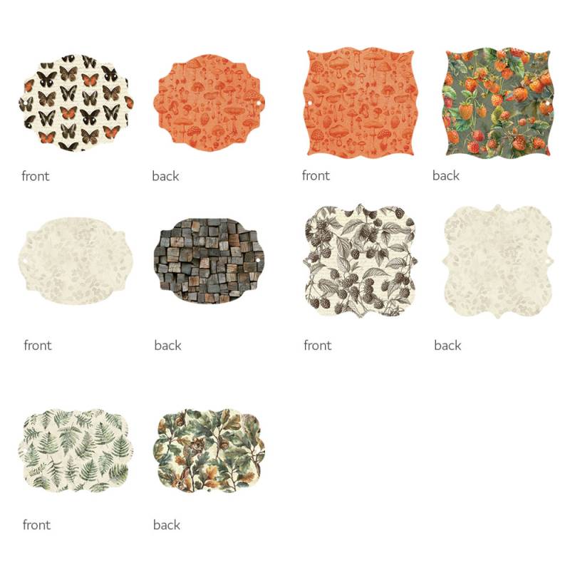 Álbum Base COM Papéis Into The Woods P13 Paper Products