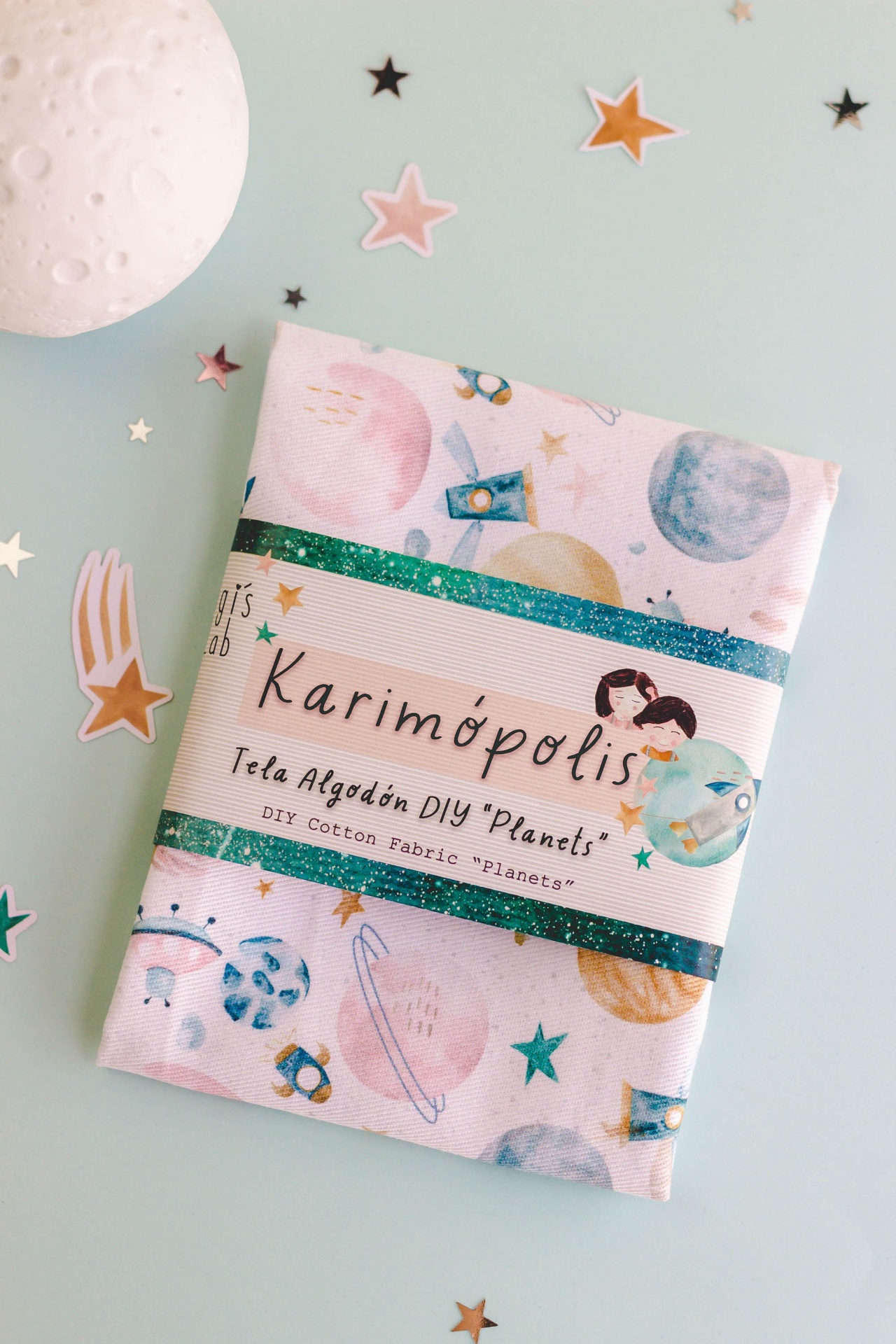 Tela Algodão PLANETS Karimópolis Gigi's Lab