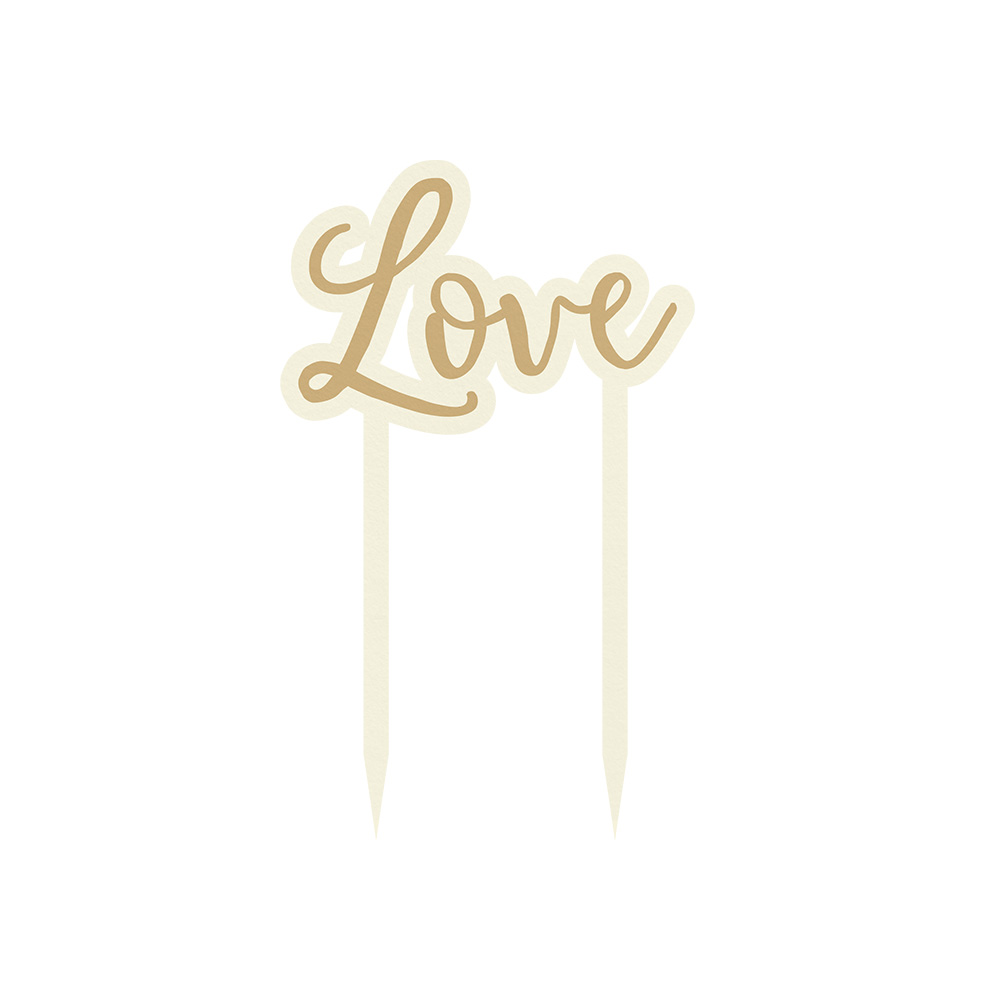 Cake Topper Love