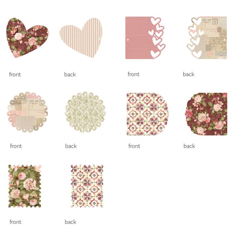 Álbum Base COM Papéis LOVE STORIES P13 Paper Products