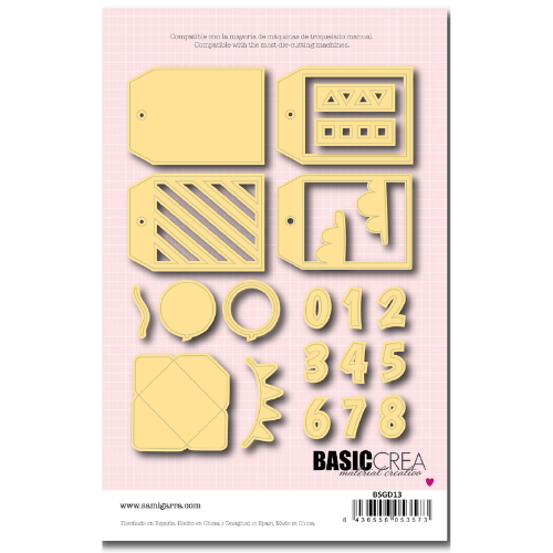 Cortante Tag Shaker Confeti Sami Garra