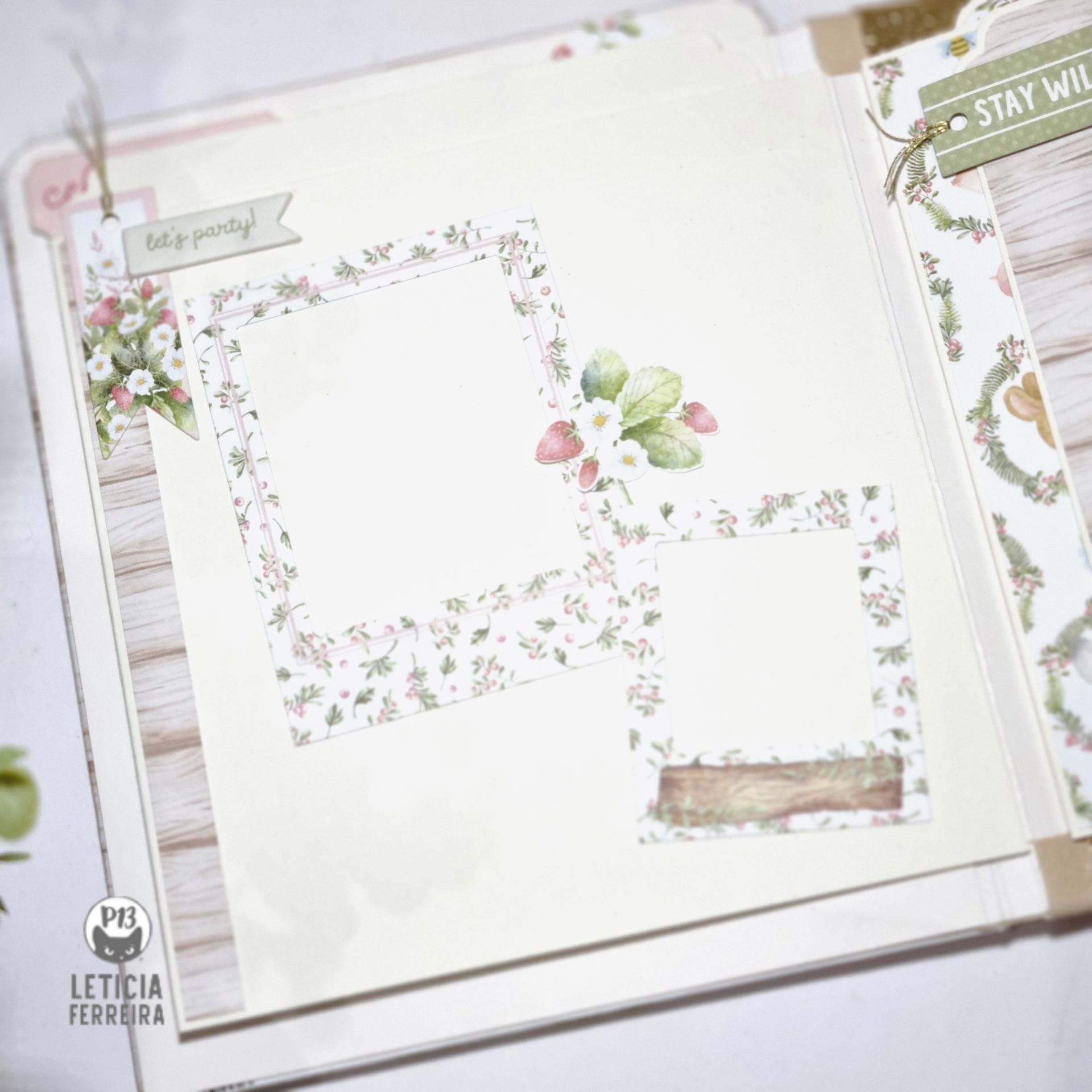 Álbum Scrapbook Aniversário Woodland Cuties