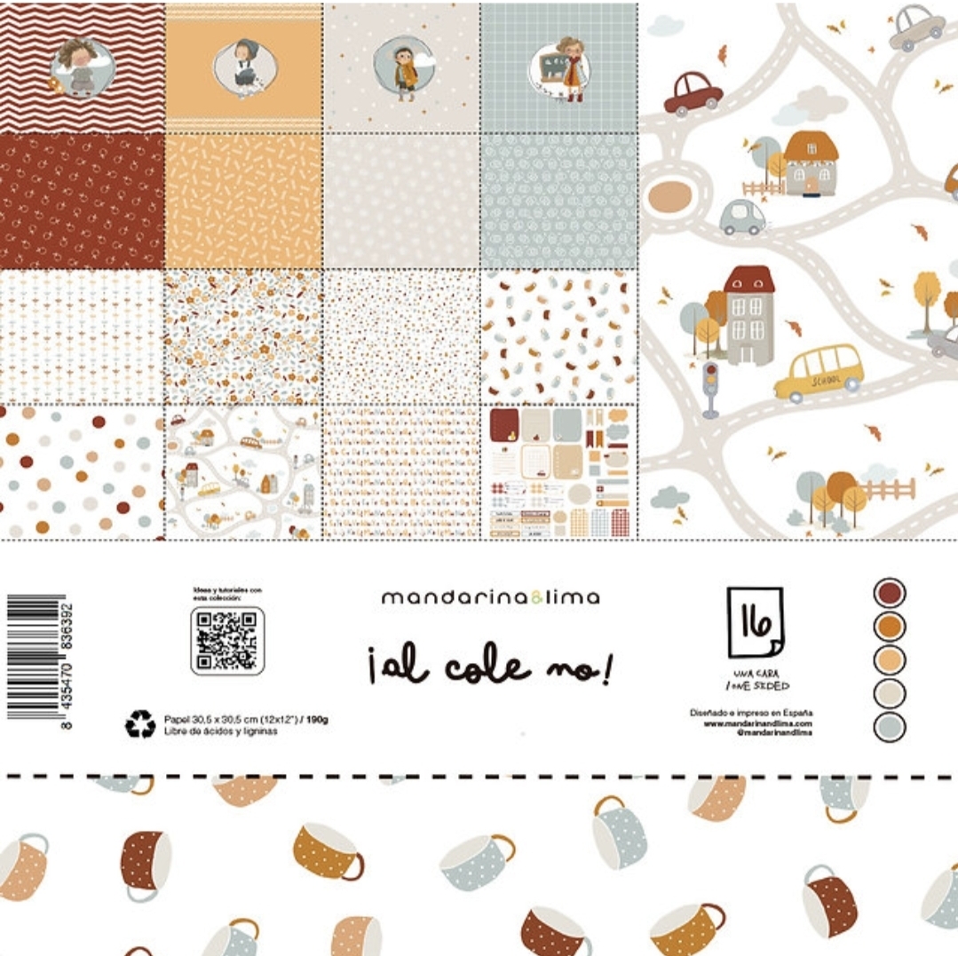 Papéis Al Cole No MandarinaLima