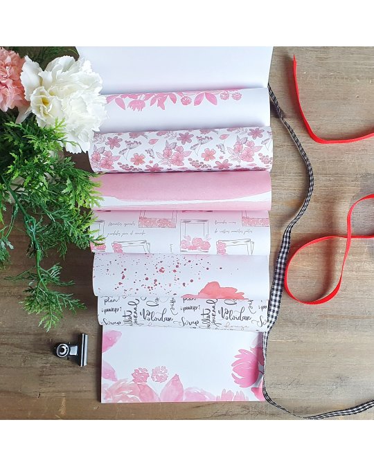 Bloco 6x8" Rouge Lacquered World