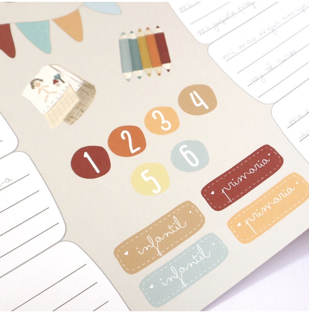 Set papéis especiais Al Cole No MandarinaLima