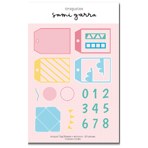 Cortante Tag Shaker Confeti Sami Garra