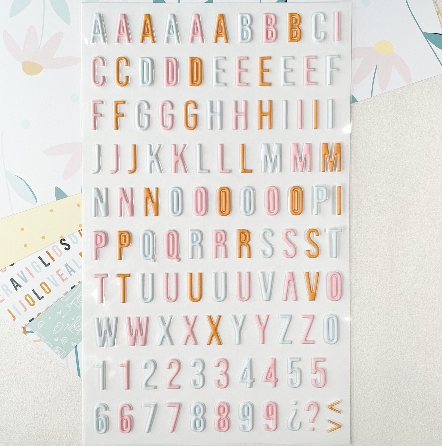 Alfabeto Puffy PLÁNTATE Duna On