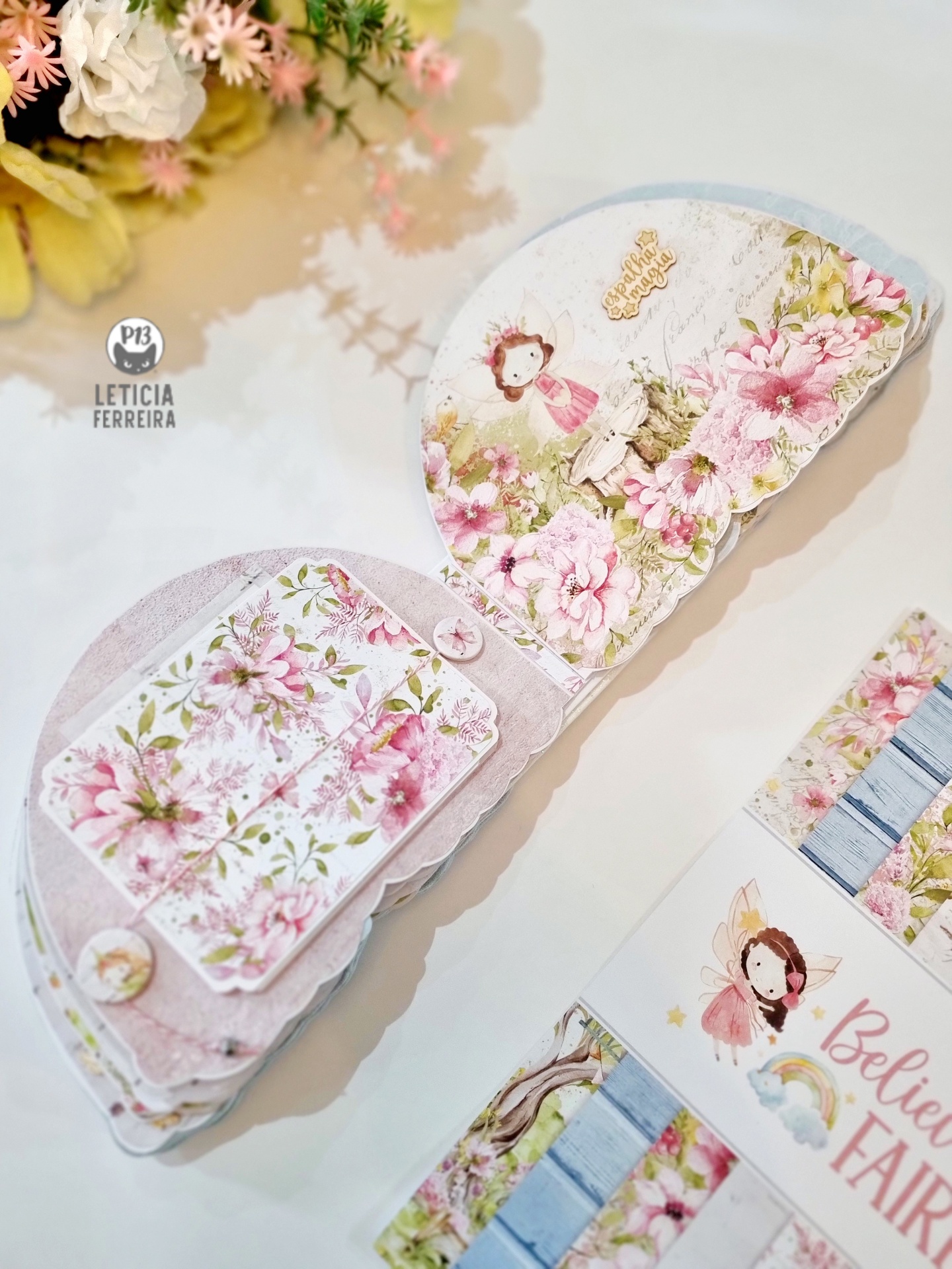 Álbum Fotos Scrapbook Arco Íris