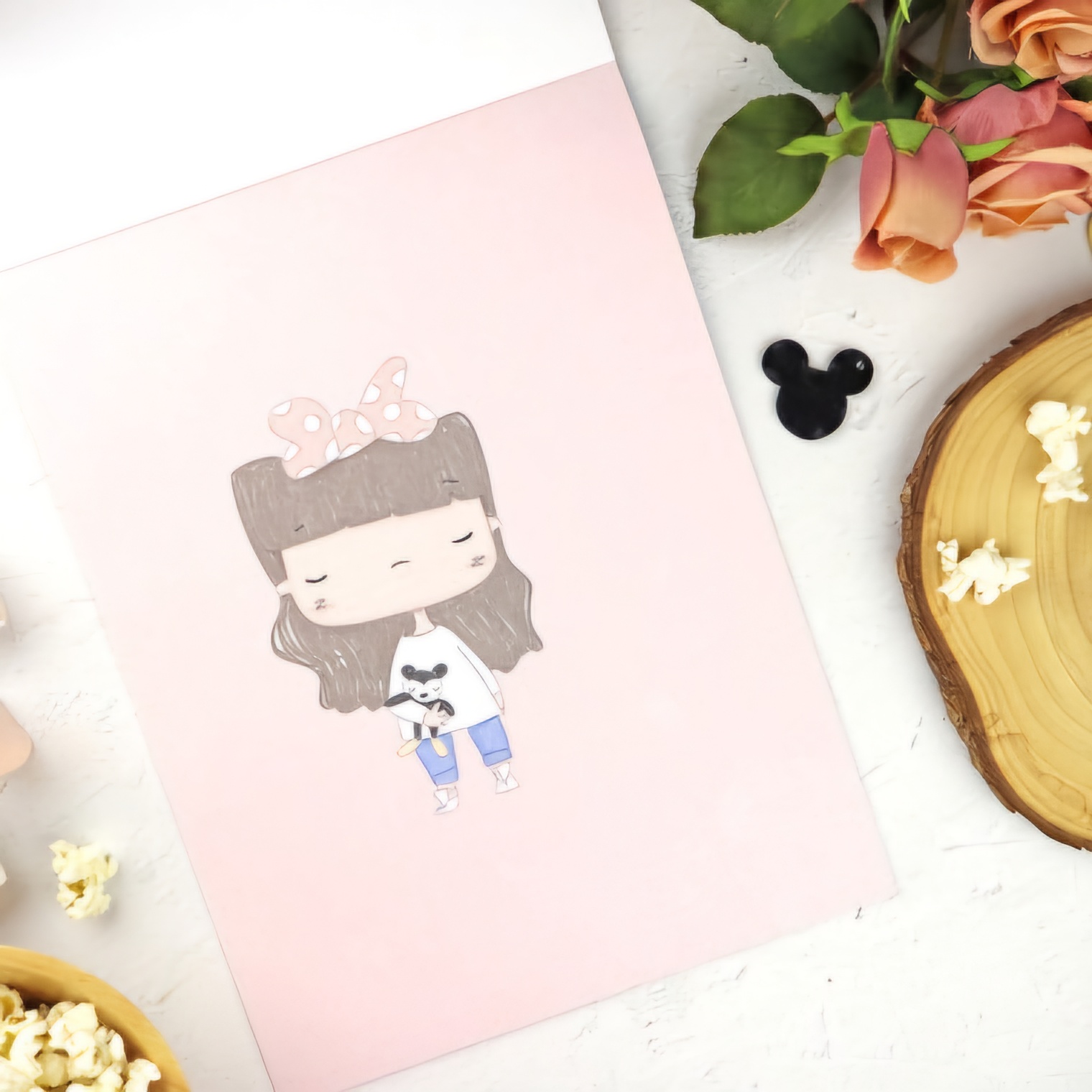 Bloco Papéis Ilustrações Fantasia Alua Cid