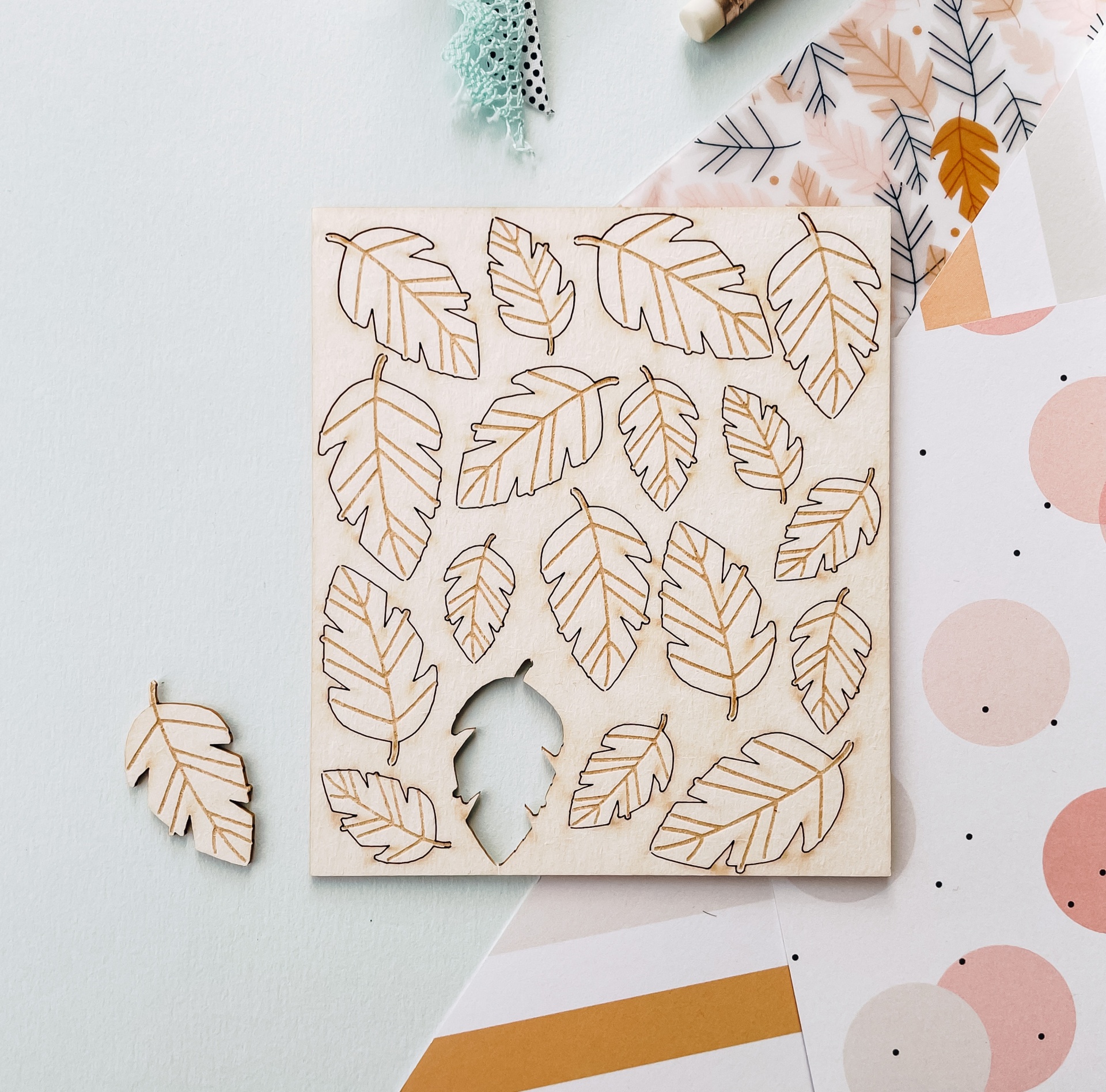 Chipboards Folhas  NUEZ Duna On